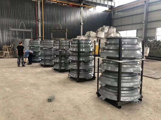 OEM aceptable de alto manganeso CS660 CS440 Cone triturador partes de desgaste manto y cóncavo