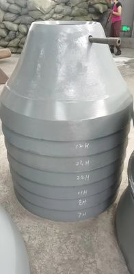CH430 Piezas de repuesto de cromo alto para trituradoras cónicas, equipos de procesamiento de minería, forro de cuenco