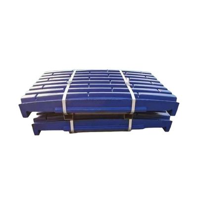 Triturador de mandíbulas con placa de mandíbula fija de desgaste 814320042100 para triturador tipo máquina C100