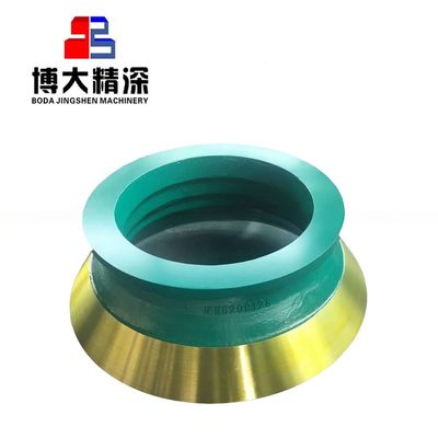 Durabilidad superior Manto de acero de alto manganeso y cóncavo para triturador resistente al desgaste