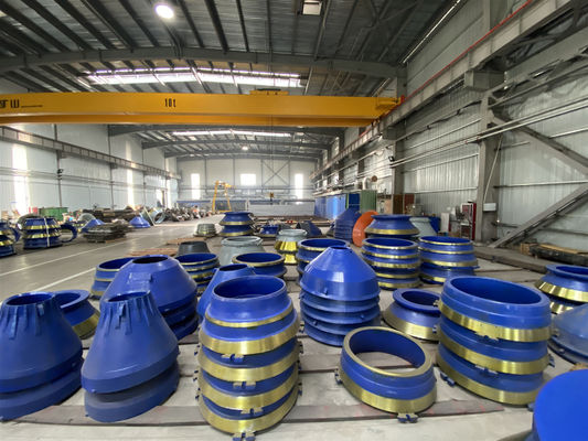 HP300 Piezas de equipos de minería de triturador de cono Cóncavo y manto con norma ISO-9001