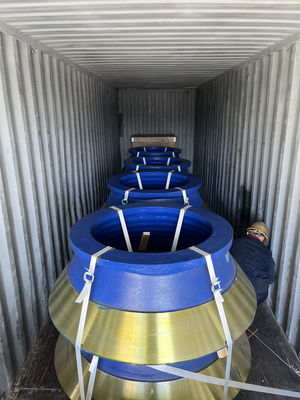 HP300 Piezas de equipos de minería de triturador de cono Cóncavo y manto con norma ISO-9001