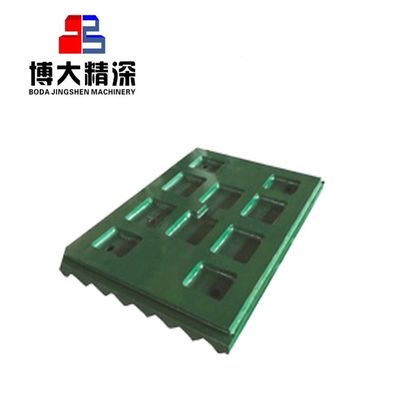 Partes de placas de mandíbula para trituradoras de cono de piedra Proceso de forja Mecanizado Tratamiento de superficie