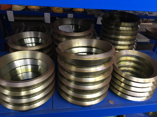 Componentes de trituradora de cono de la serie HP partes Anillo de quema con acero al carbono estándar EN124