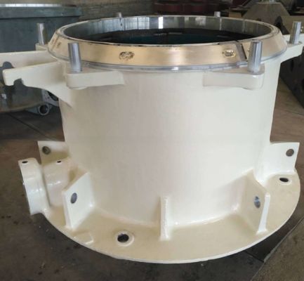 Cuadro principal 1033781826 en acero al carbono para piezas de repuesto de trituradora de conos OEM aceptable