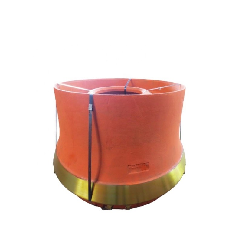 Venta en todo el mundo de piezas de equipos de minería Cóncavo y mantel para el desgaste de la trituradora