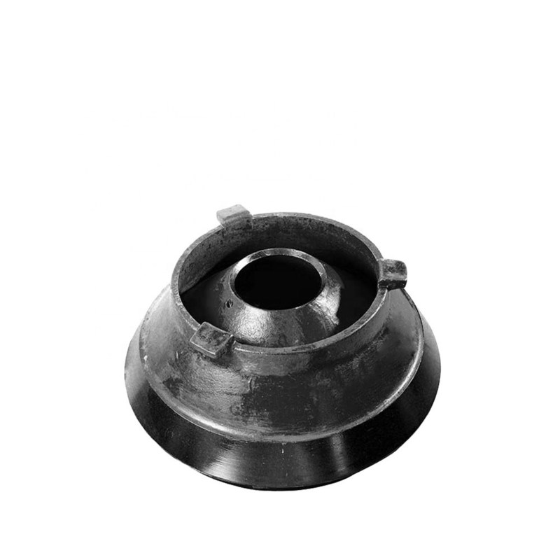 1000 KG Peso H3800 piezas de repuesto Mantle Bowl Liner para el rendimiento de la minería de mineral liso