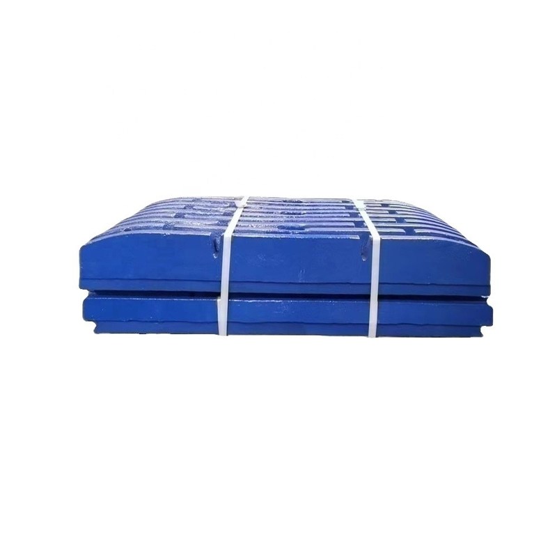 Acero fundido desgaste de la mandíbula triturador de las placas de la mandíbula para C125 Minería de las piezas de la maquinaria OEM aceptable