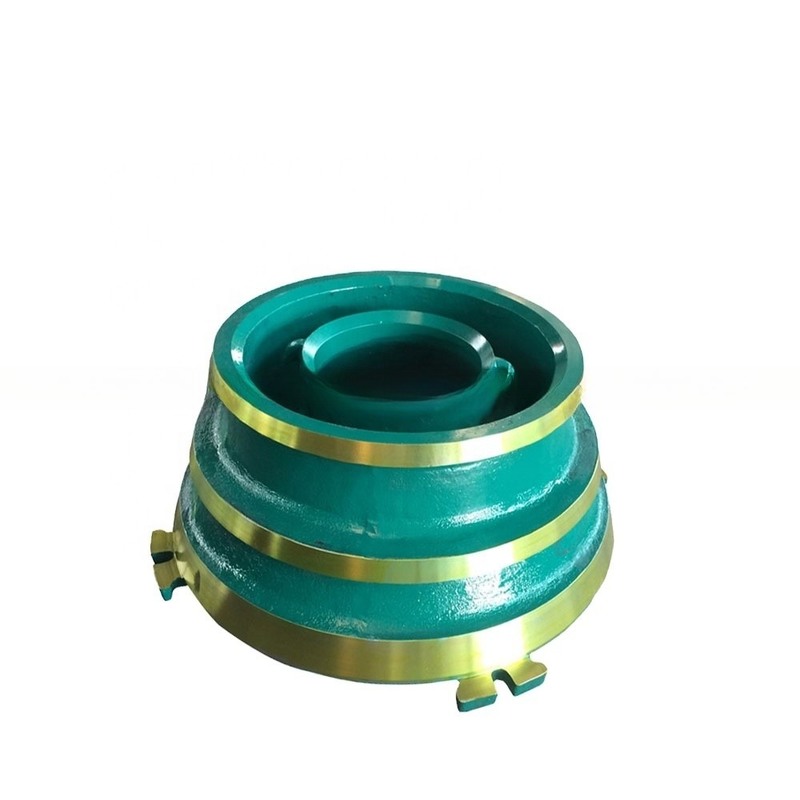 Energía de la minería trituradora de piedra HP200 triturador de cono piezas de desgaste forro de cuenco con peso KG 1000