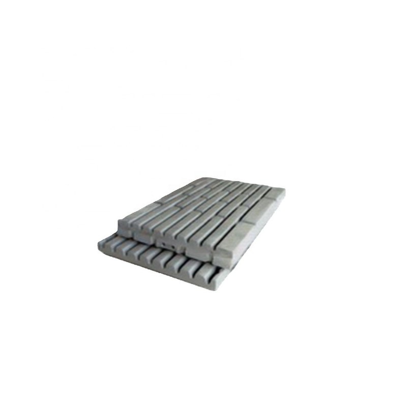 JM1211 Placa de mandíbula giratoria fija de acero de alto manganeso para triturador resistente al desgaste duradero