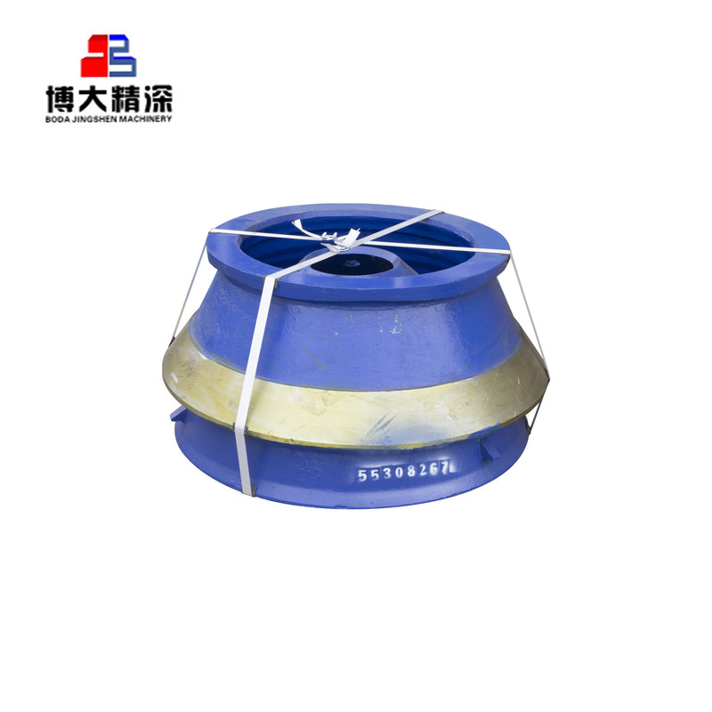 HP100 HP200 HP300 Cone triturador de piezas de desgaste Mantel y forro de la taza para la trituración duradera