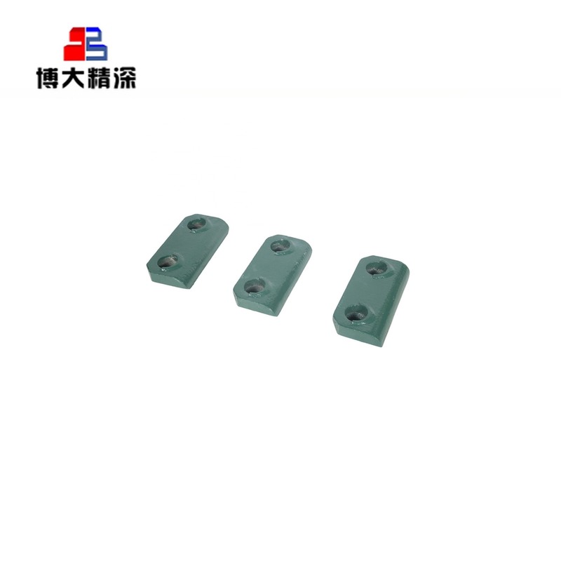 Trituración de roca de piedra B9100 Trituradora de impacto de eje vertical de placa de desgaste con peso de 6,4 KG