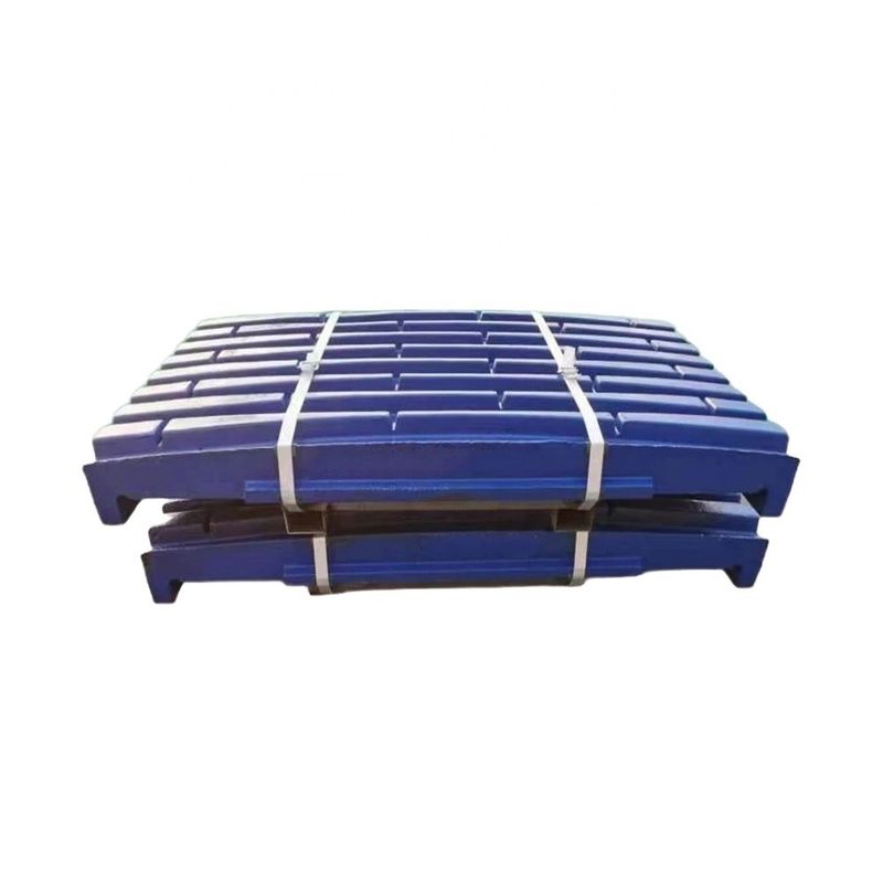 Triturador de mandíbulas con placa de mandíbula fija de desgaste 814320042100 para triturador tipo máquina C100